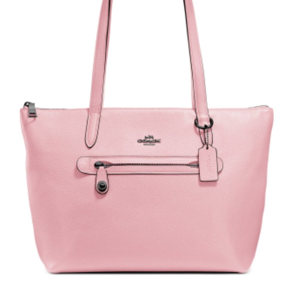 Coach TAYLOR TOTE IN PEBBLE LEATHER